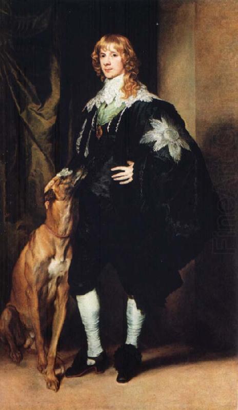 Dyck, Anthony van Portrait of James Stuart,Duke of Richmond and Fourth Duke of Lennox china oil painting image